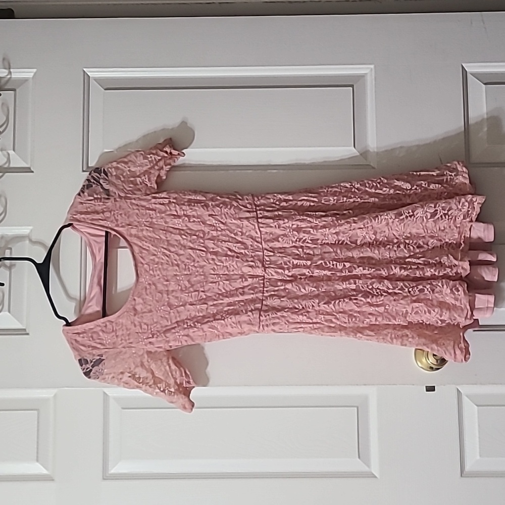 ByxBy pink lace dress